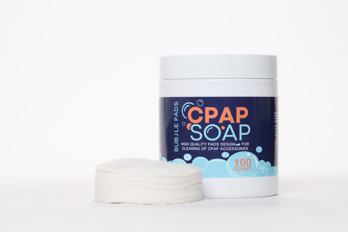 CPAP Soap Bubble Pads 100 Count Jar